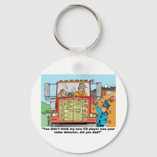 FUNNY TRUCK DRIVER'S GIFTS KEY RING