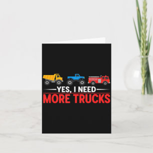 Funny Truck Lover Humor Ckup Enthusiast Diesel Tor Card