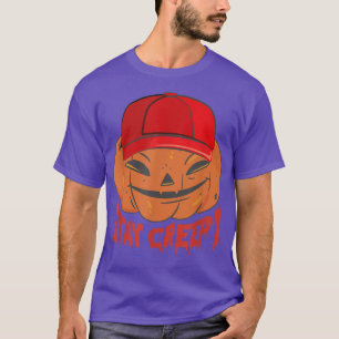 Funny Trucker Halloween Pumpkin Appreciation Day, T-Shirt