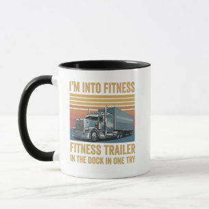 Funny Trucker Pun Fitness Whole Trailer in The Doc Mug