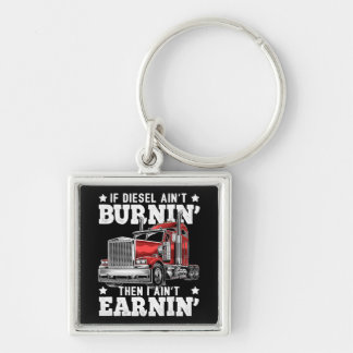 Funny Trucker Trailer Truck Driver Gift Key Ring