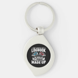 Funny Trucker Trucking Humour Tractor Trailer Truc Key Ring