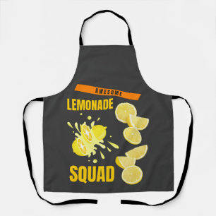 Funny True Lemon Juice Stand Crew Lemonade Squad Apron