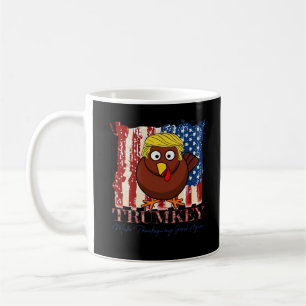 Funny Trumkey Make Thanksgiving Great Again Coffee Mug