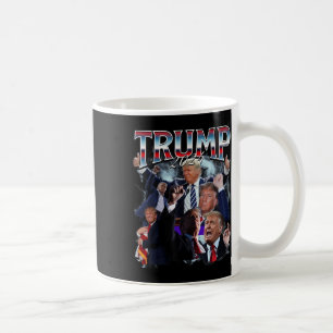 Funny Trump 2024 Campaign 90s Rap Trendy Bootleg Coffee Mug