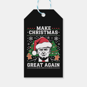 Funny Trump 2024 Make Christmas Great Again  Gift Tags