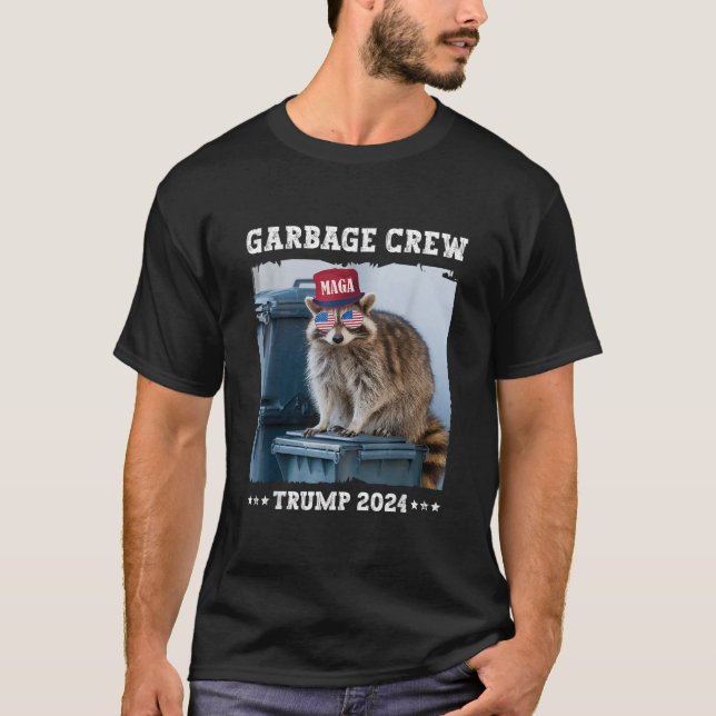 Funny Trump 2024 Republican Garbage Crew Tees (Front)