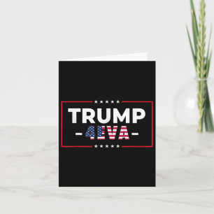 Funny Trump 4eva Forever Women 47th American Suppo Card