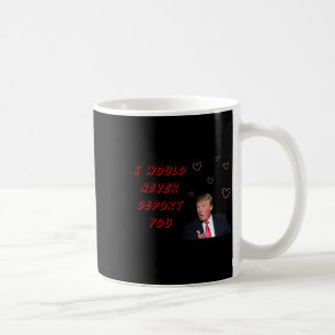 Funny Trump And Heart Bylloons Clic  Coffee Mug