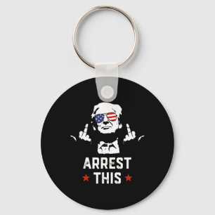 Funny Trump Arrest This Donald Trump Middle Finger Key Ring