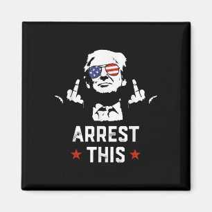 Funny Trump Arrest This Donald Trump Middle Magnet