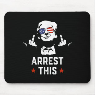 Funny Trump Arrest This Donald Trump Middle Mouse Pad