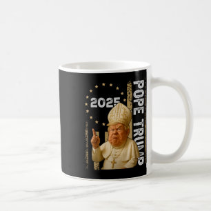 Funny Trump As Vatican Church Pope Trump Funny Shi Coffee Mug