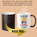 Funny Trump Best Nurse Magic Mug<br><div class="desc">Make your favourite nurse laugh out loud with this Funny Trump Best Registered Nurse Magic Mug! Featuring a playful caricature of Trump declaring, “You’re the best nurse, really terrific, everyone agrees, ” this heat-sensitive magic mug transforms when filled with hot liquid, revealing the funny design. It's the perfect gift for...</div>