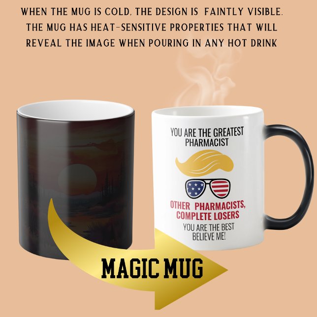 Funny Trump Best Pharmacist Magic Mug (Creator Uploaded)