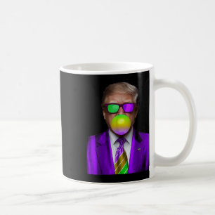Funny Trump Bubble Gum Shirt Trump Mardi Gras Coffee Mug
