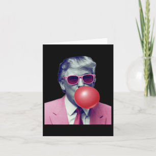 Funny Trump Bubble Gum Yum Gifts  Card