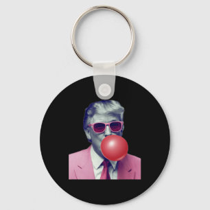Funny Trump Bubble Gum Yum Gifts  Key Ring