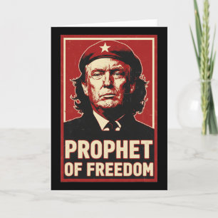 Funny Trump Che Guevara Prophet Of Freedom Lover Card