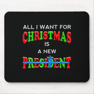 Funny Trump Christmas Anti Biden Voter Men Women M Mouse Pad
