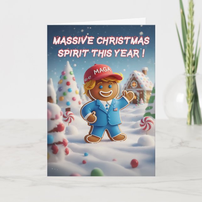Funny Trump Christmas Card | MAGA Christmas (Front)