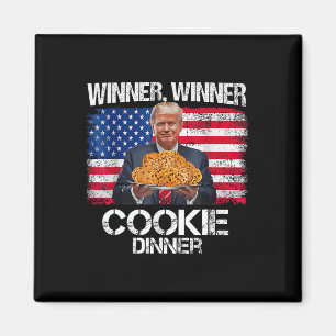 Funny Trump Christmas Design Winner Winner Cookie Magnet