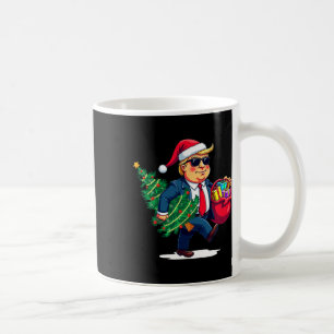 Funny Trump Christmas Tree Light Xmas Unique Coffee Mug
