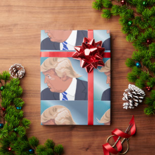 FUNNY TRUMP CHRSTMAS Wrapping Paper