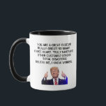 Funny Trump Custom Word, President Donald Trump 47 Mug<br><div class="desc">Funny Trump Custom Word Coffee, President Donald Trump 47, Themed Gag Gift, Personalised Trump Mug, Coworker Custom Name Republican Cup, trump inauguration, president trump 47, trump 47, trump supporters, husband gag gift, trump gag gift, trump boyfriend mug, trump dad mug, trump husband mug, custom trump mug, funny trump mug, trump...</div>