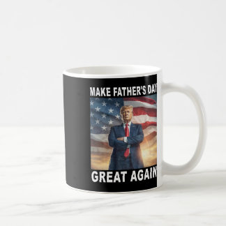 Funny Trump Dad Make Father's Day Great Again Usa Coffee Mug