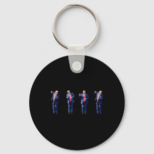 Funny Trump Dance Dancing Like A Felon Vote Trump  Key Ring
