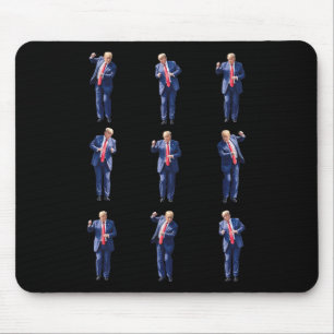 Funny Trump Dance Dancing Like A Felon Vote Trump Mouse Pad