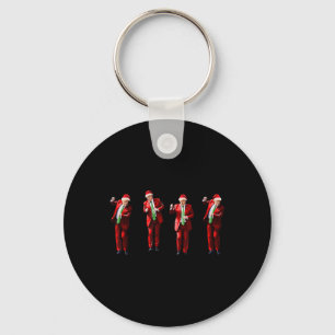 Funny Trump Dance Santa Claus Christmas Xmas Pajam Key Ring