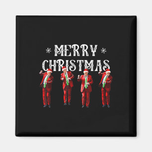 Funny Trump Dance Santa Claus Christmas Xmas Pajam Magnet