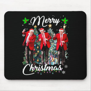 Funny Trump Dance Santa Claus Christmas Xmas Pajam Mouse Pad