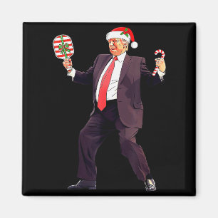 Funny Trump Dance Santa Claus Christmas Xmas Pickl Magnet