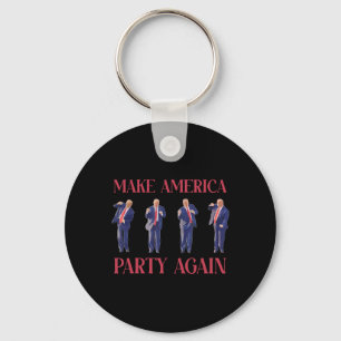 Funny Trump Dancing Key Ring