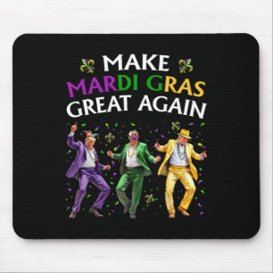 Funny Trump Dancing Make Mardi Gras Great Again  Mouse Pad