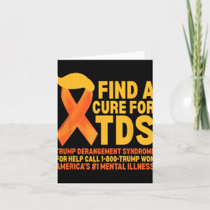 Funny Trump Derangement Syndrome Tds Awareness Rep Card
