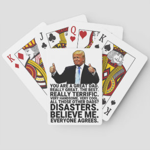 Funny Trump Father Birthday Card