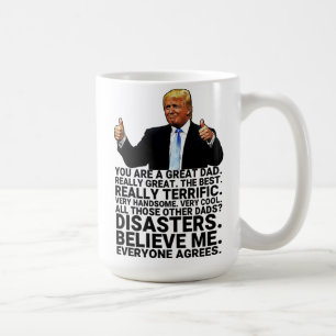 Funny Trump Father Birthday Card Coffee Mug
