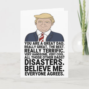 Funny Trump Father's Day Card