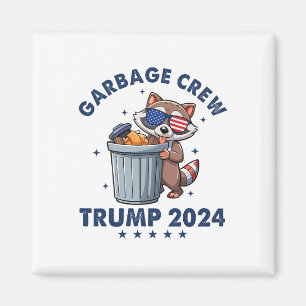 Funny Trump Garbyge Crew Magnet