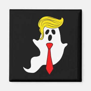 Funny Trump Ghost Trump Hair Halloween Donald Trum Magnet