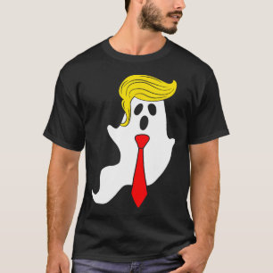 Funny Trump Ghost Trump Hair Halloween Donald Trum T-Shirt