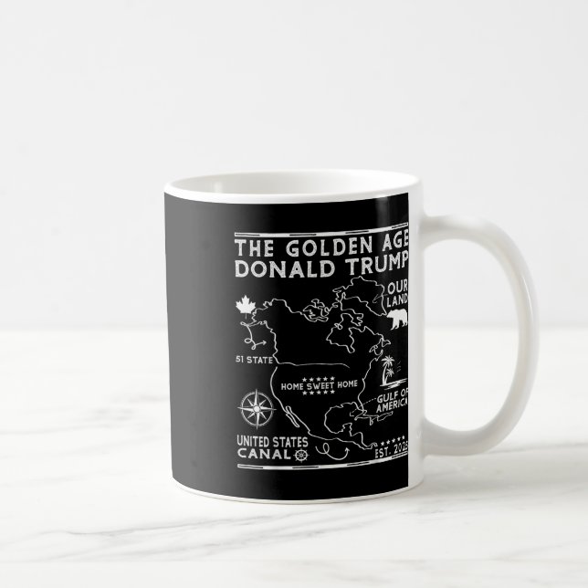 Funny Trump Greenland Panama Canal Canada Mexico G Coffee Mug (Right)