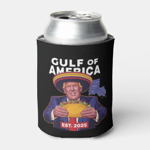 Funny Trump Gulf Of Us America 2025 Trump  Can Cooler
