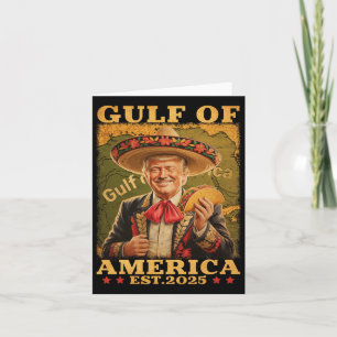 Funny Trump Gulf Of Us America 2025 Trump Merchand Card