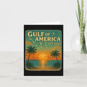 Funny Trump Gulf Of Us America 2025 Trump Merchand Card