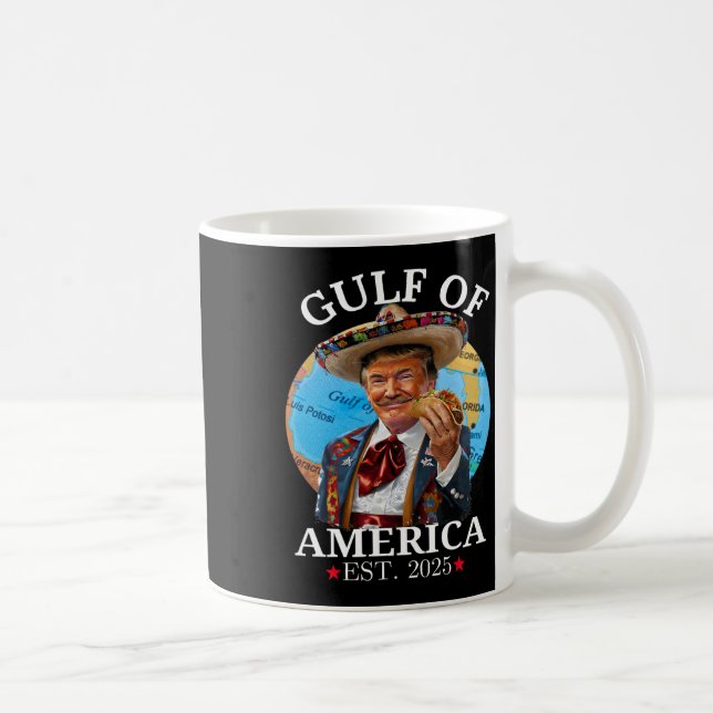 Funny Trump Gulf Of Us America 2025 Trump Merchand Coffee Mug (Right)